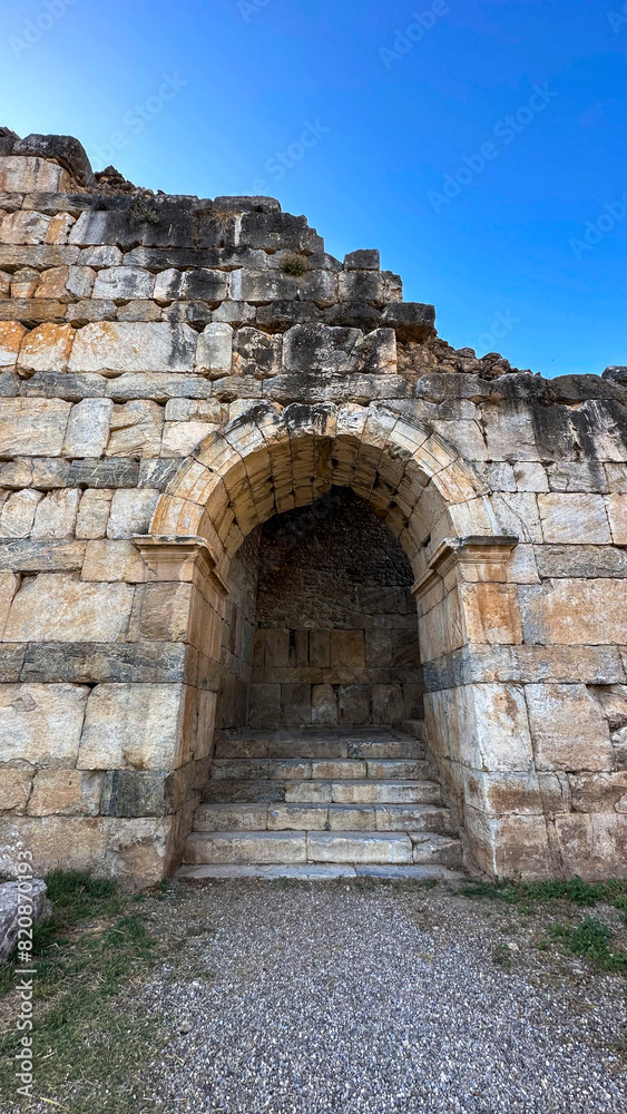 Various photos of the ancient city of Nysa located within the borders of Aydin province Various photos of the ancient city of Nysa located within the borders of Aydin province