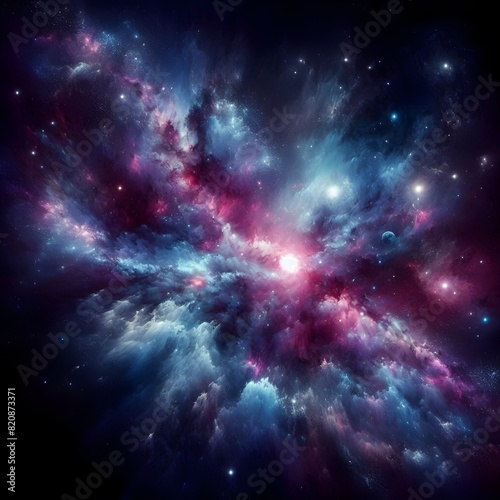 Large Space Galactic Background Images of the Universe