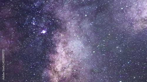 Purple blue background, abstract flight in the universe, space looped wallpapers. Deep space nebula. Stars are everywhere around. Looped video. High quality 4k footage