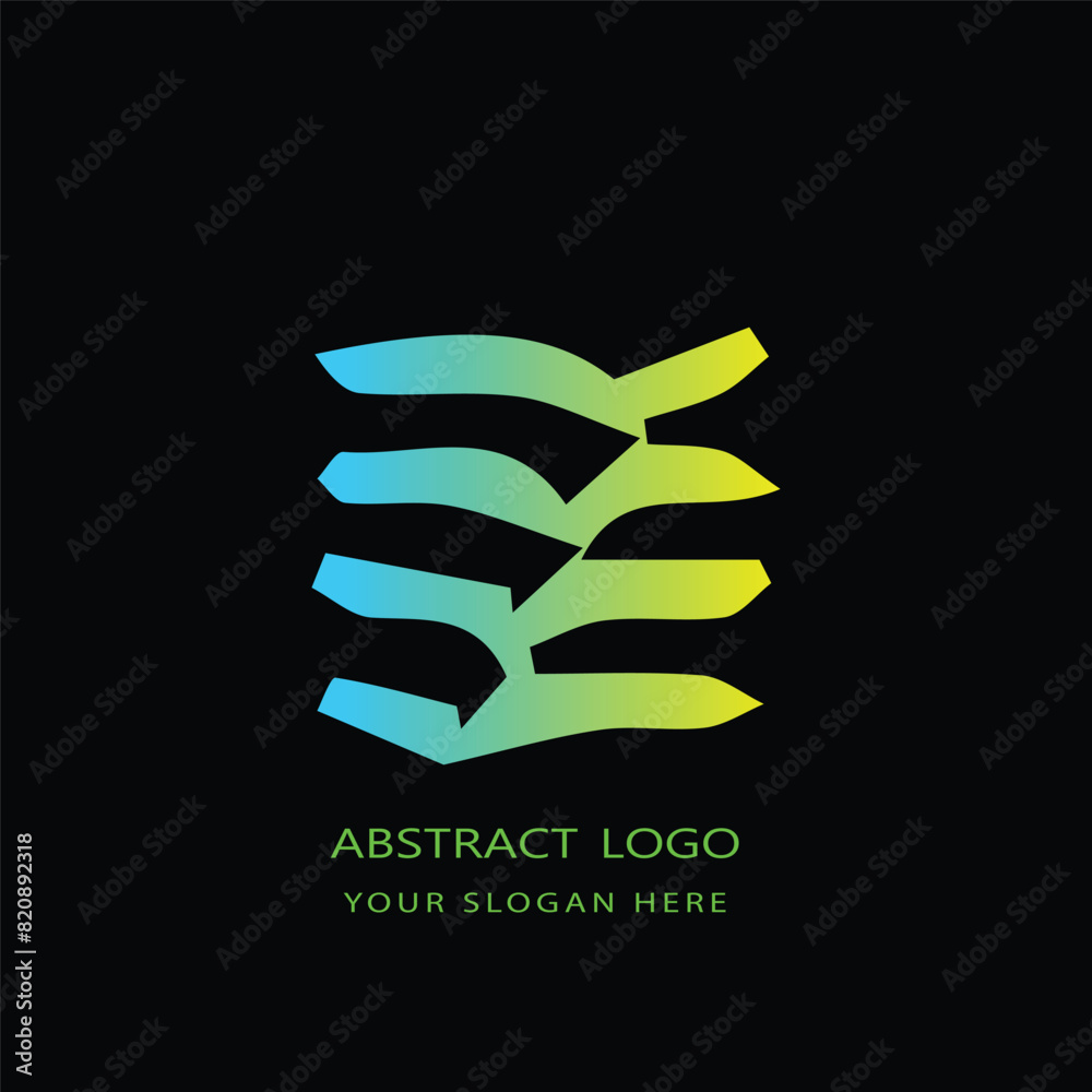 Abstract Colorful Logo Design Elements Abstract Colorful Logo Design Elements