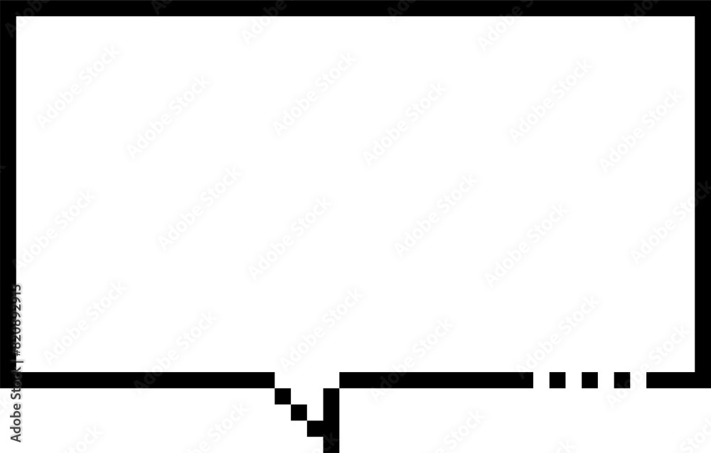 © buzstop - 8bit retro game pixel speech bubble balloon icon sticker memo keyword planner text box banner, flat png transparent element design