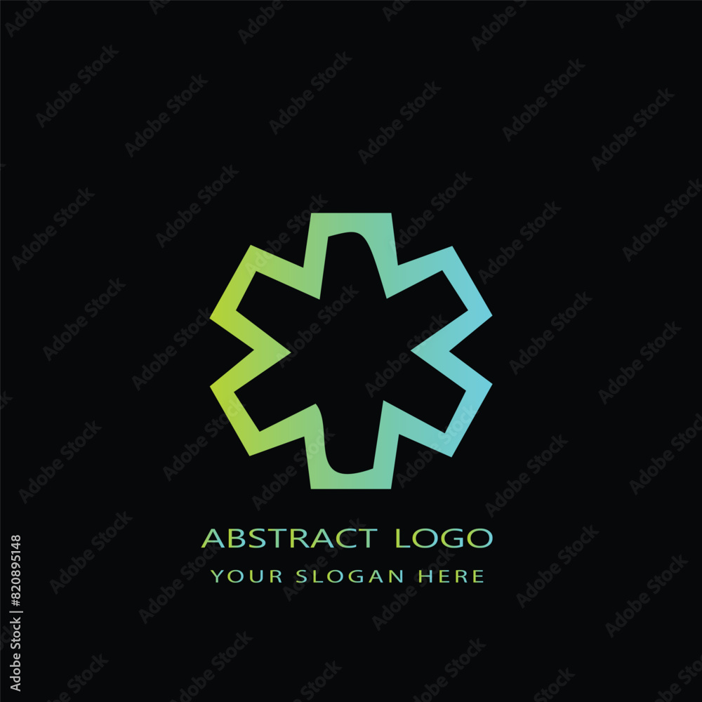 Abstract Colorful Logo Design Elements Abstract Colorful Logo Design Elements