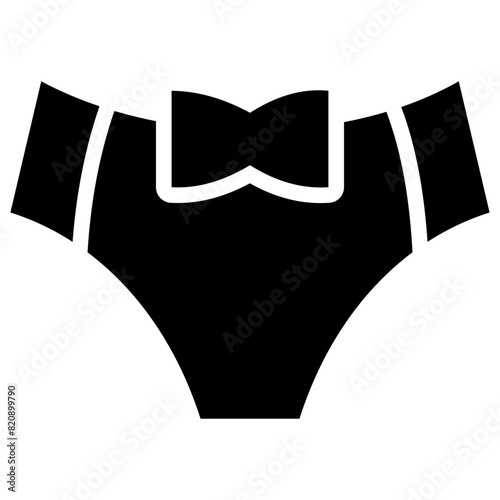 underpants solid icon
