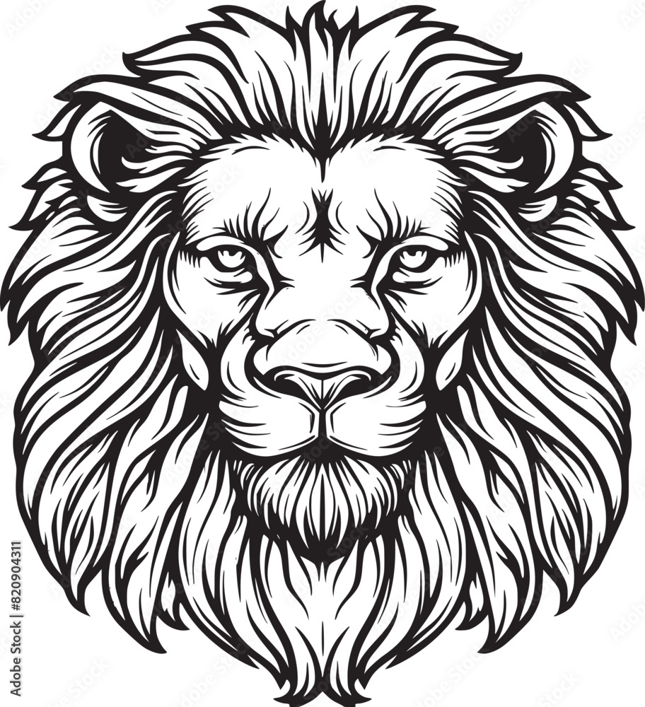 Fototapeta premium Lion Head
