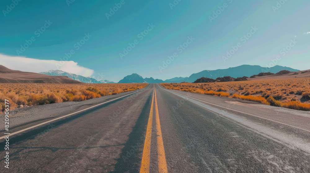 An empty, open road stretching into the horizon under a clear sky, the simplicity of the scene evoking a sense of freedom and endless possibility. An empty, open road stretching into the horizon under a clear sky, the simplicity of the scene evoking a sense of freedom and endless possibility.