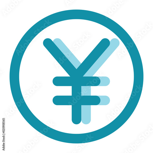 yen icon for illustration