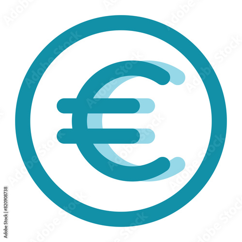 euro icon for illustration