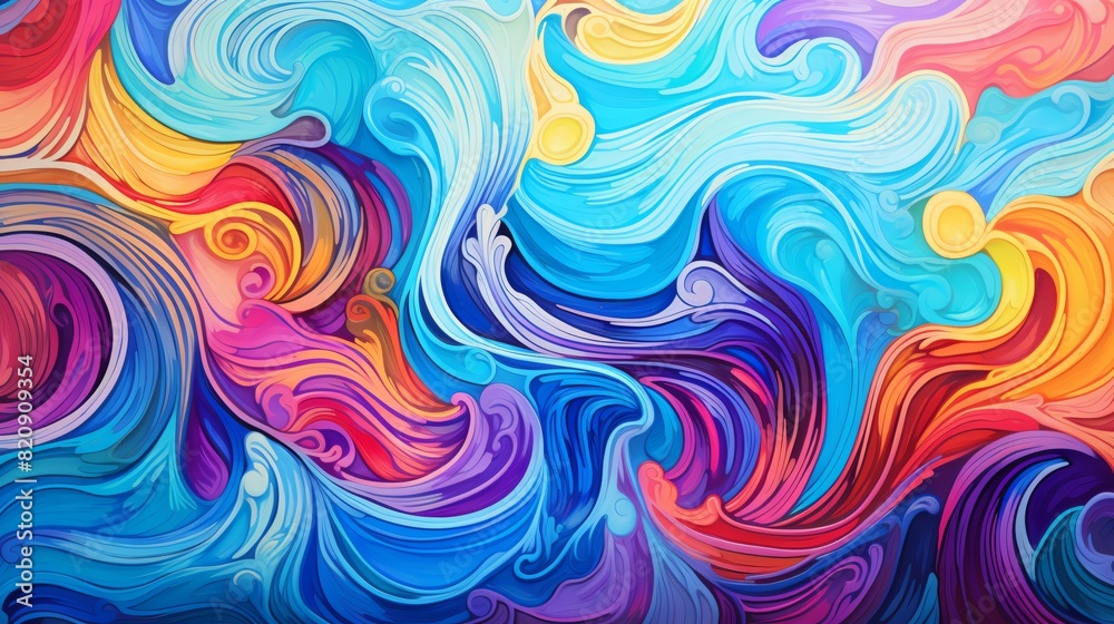 Abstract colorful swirling pattern with vibrant hues. Beautiful fluid art for backgrounds and designs. Perfect for creative projects. Abstract colorful swirling pattern with vibrant hues. Beautiful fluid art for backgrounds and designs. Perfect for creative projects.