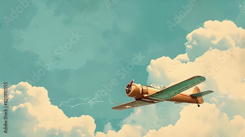 airplane in the sky