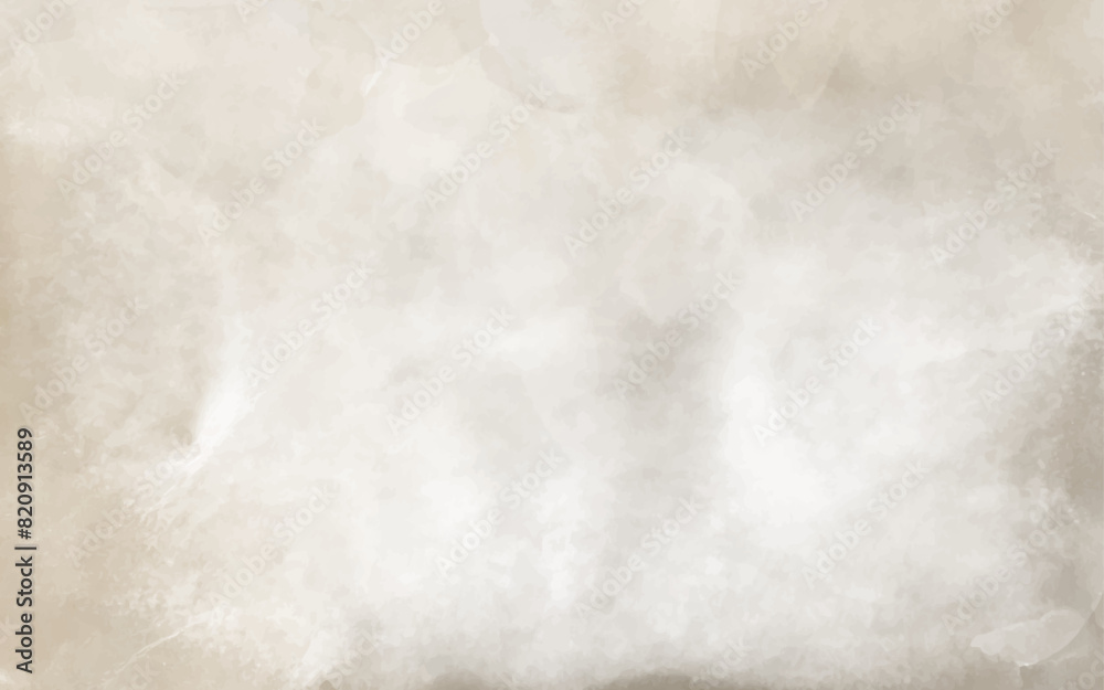Naklejka premium Vector watercolor art background. Old paper. Marble. Stone. Beige watercolour texture for cards, flyers, poster, banner. Stucco. Wall. Brushstrokes and splashes. Painted template for design.