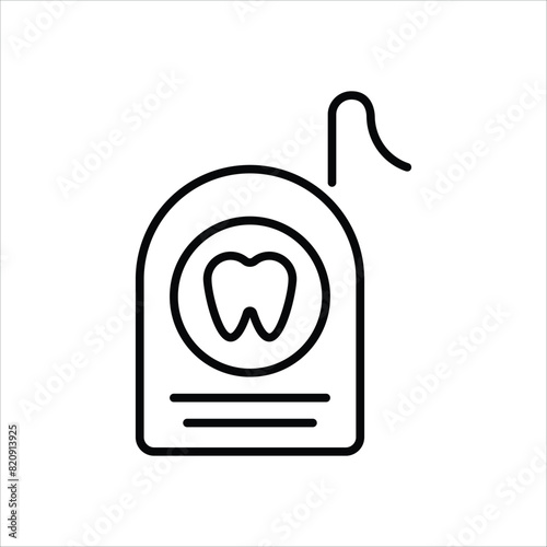 Dental Floss vector icon
