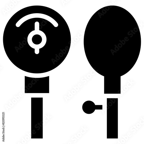 sphygmomanometer solid icon