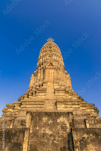 The Wat Phra Si Ratana Mahathat in Si Satchanalai Historical Park in Thailand