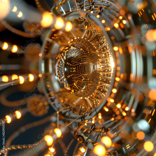 Captivating Quantum Technological Simulation Dazzling Generative Spin Qubit Patterns and Transistor Circuits photo