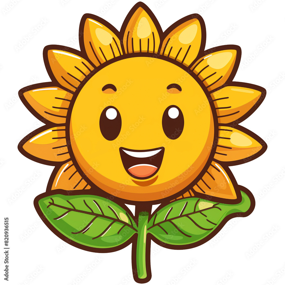 sun flower cartoon sun flower cartoon