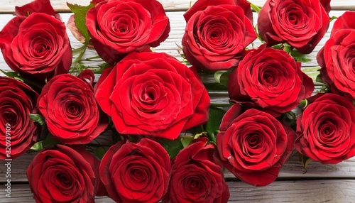 red roses valentine background