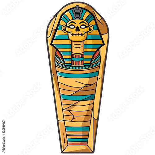 Egyptian mummy casket