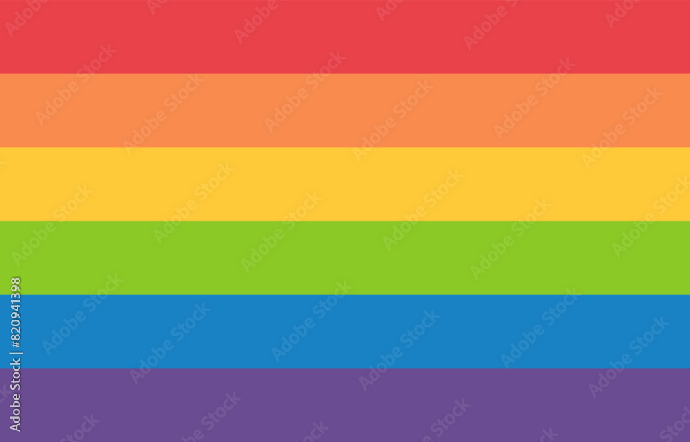 Pride month symbol.Unconditional love flag.Colorful  vector background.