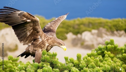 white tailed eagle haliaeetus albicilla photo