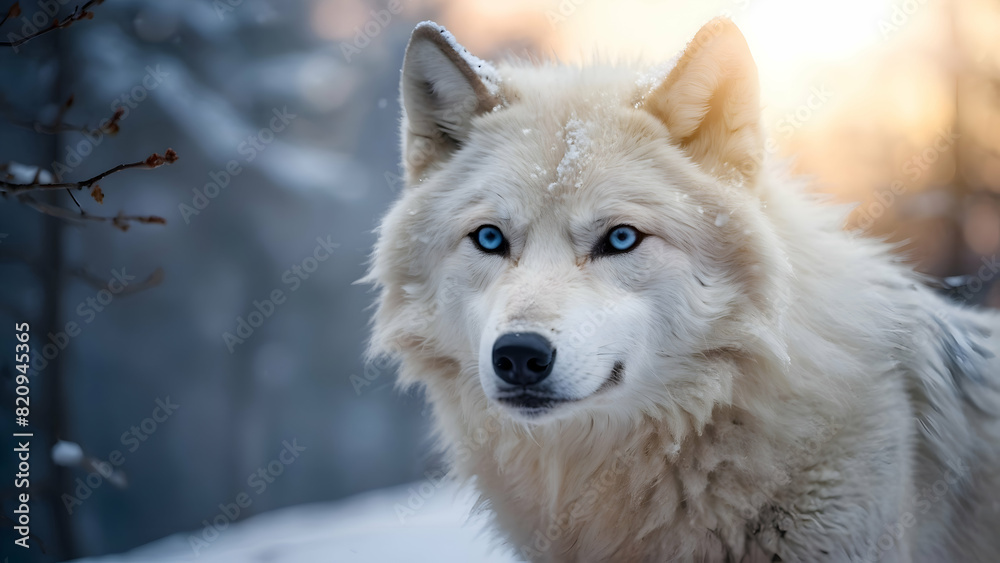 Obraz premium region wolf canis lupus