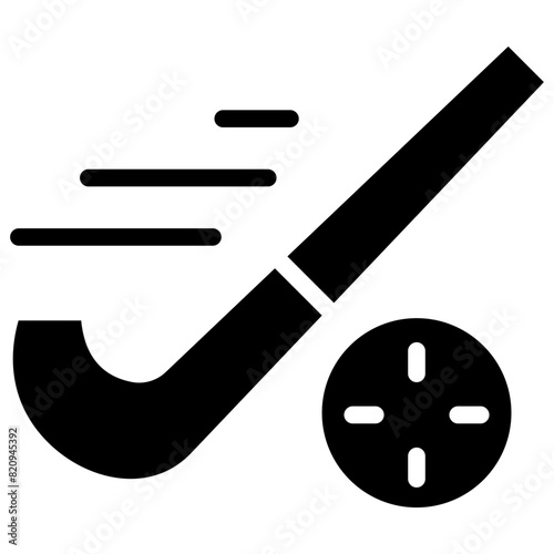 hockey solid icon photo