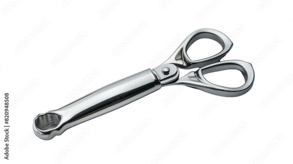 Silent Cut: A Duo of Scissors Delicately Balanced on a Blank Canvas Silent Cut: A Duo of Scissors Delicately Balanced on a Blank Canvas