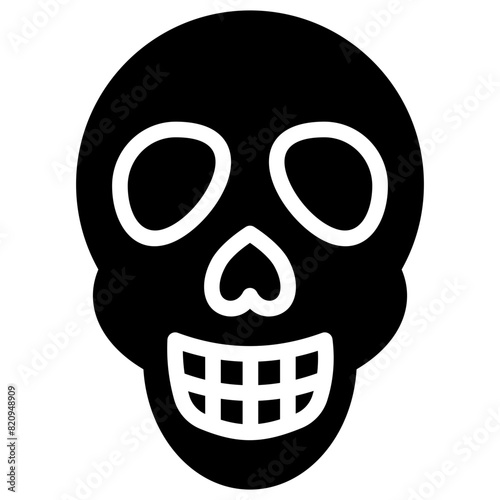 skeleton solid icon