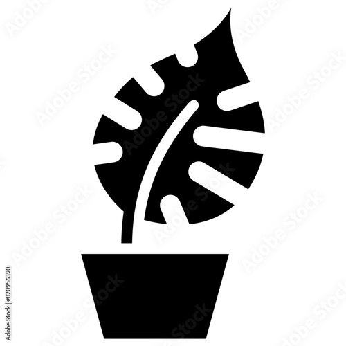 plant solid icon photo