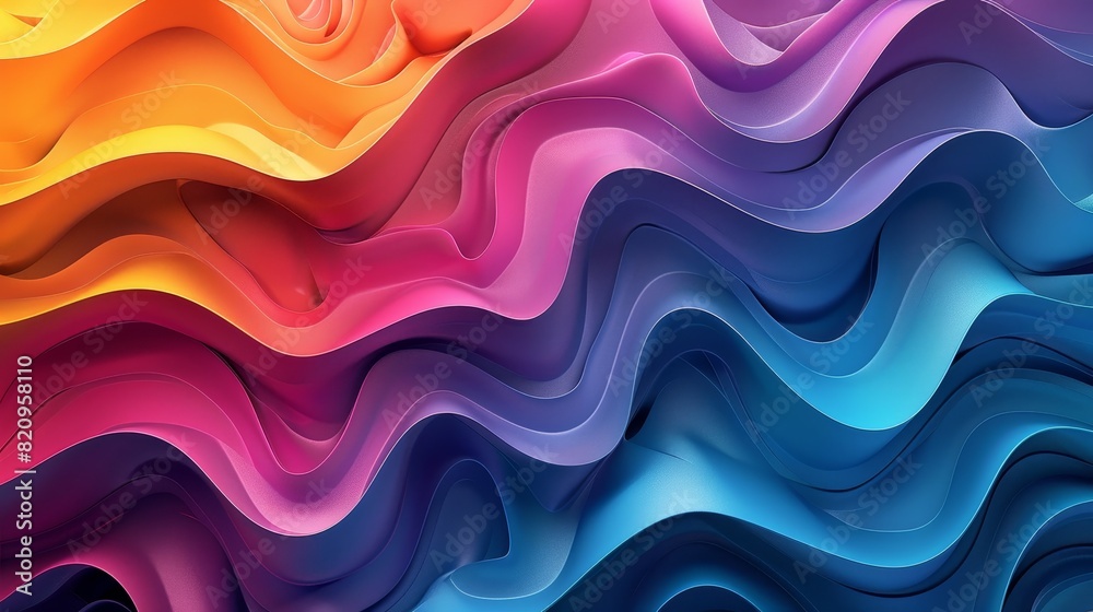 Vibrant Abstract Colorful Gradient Waves Background with Flowing Design Elements Vibrant Abstract Colorful Gradient Waves Background with Flowing Design Elements