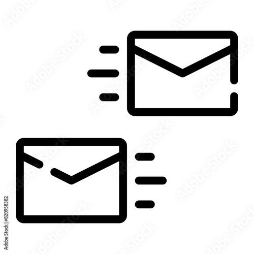 mailing line icon