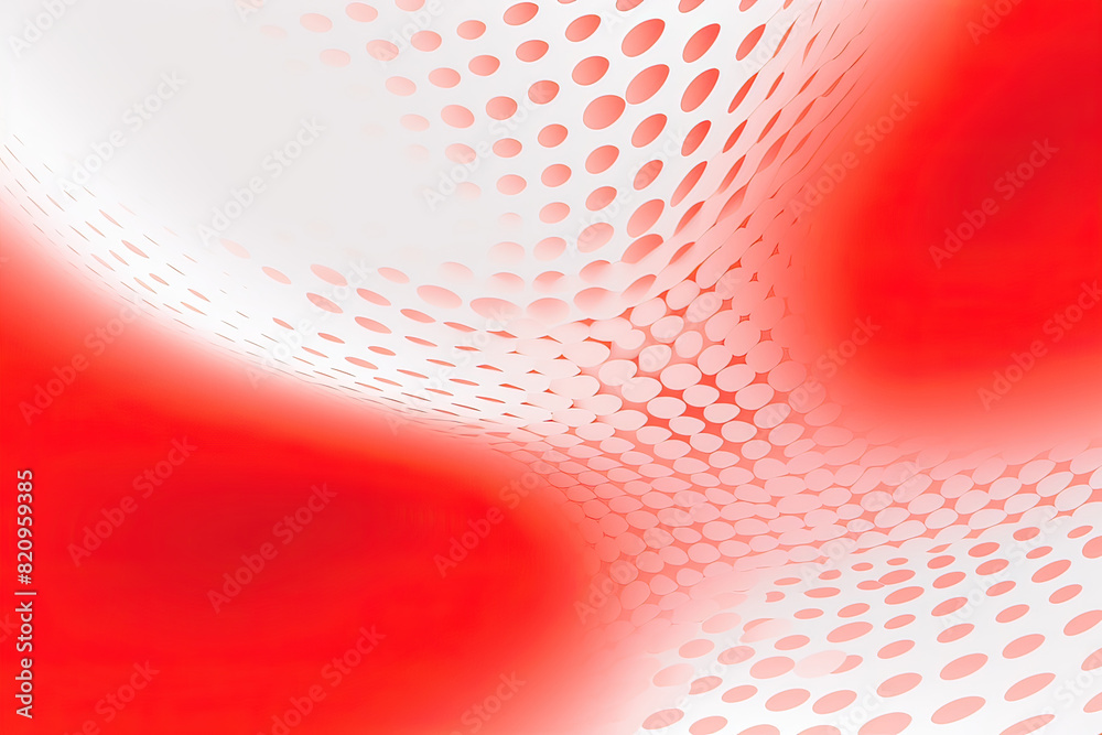Obraz premium Dynamic Contrast: Red and White Backgrounds for Visual Impact