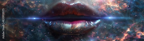 Lips of the universe. photo