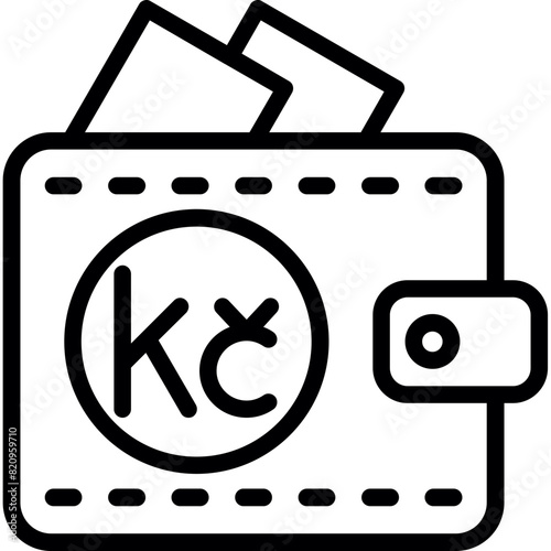 Czech Koruna Icon