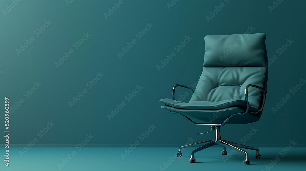 Office chair, minimal background, Important furniture for business Office chair, minimal background, Important furniture for business