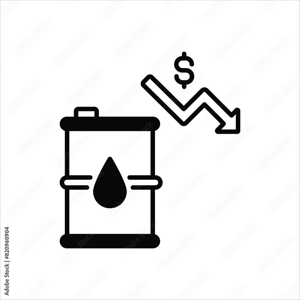Oil Price vector icon Oil Price vector icon
