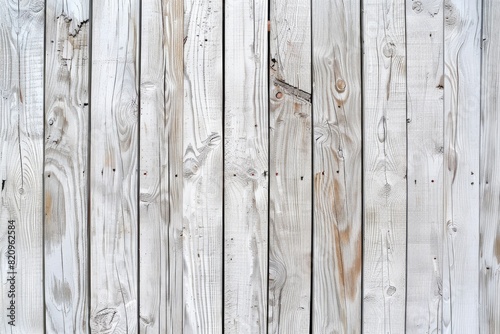 White Wood Board Texture Background - generative ai © Nia™