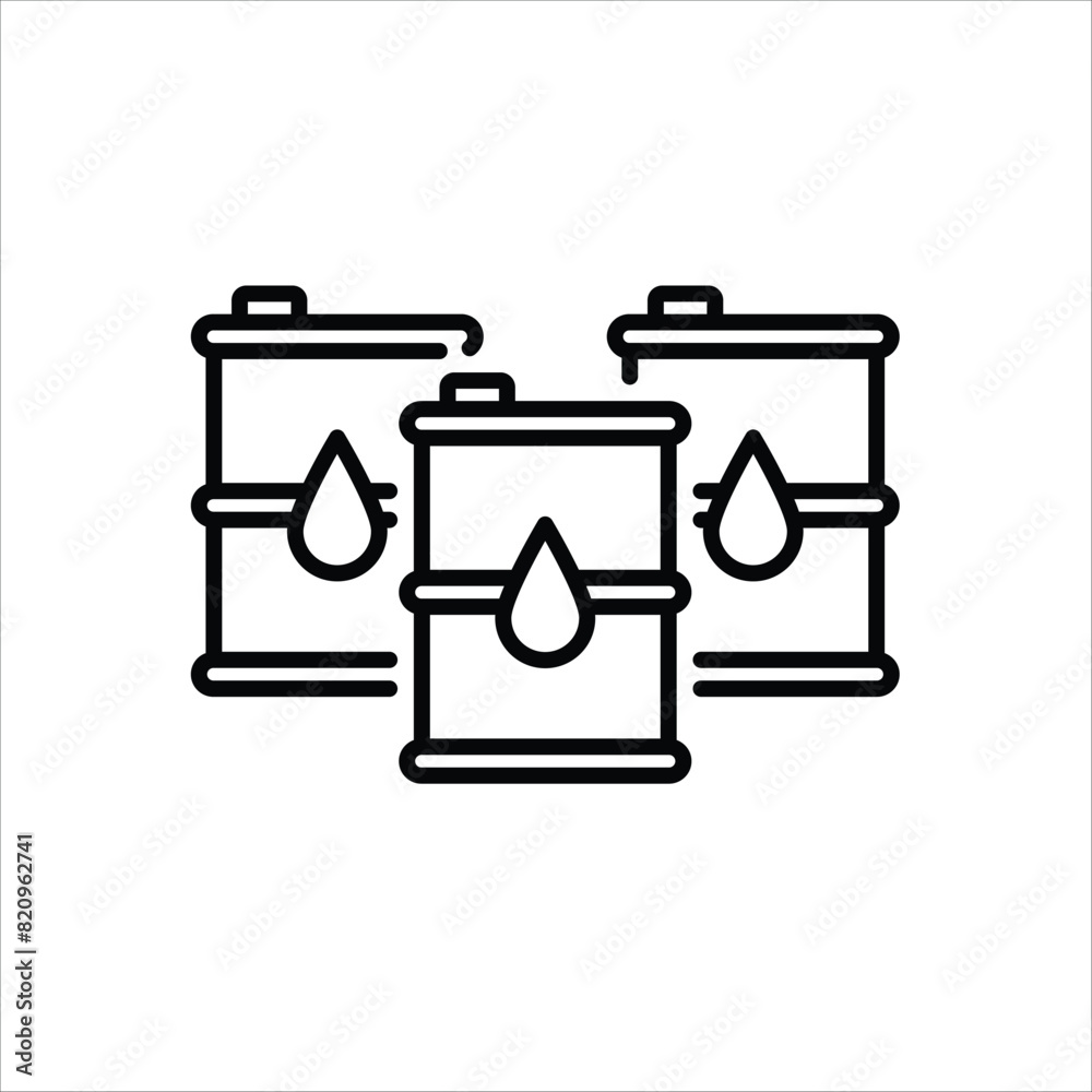 Oil Barrel vector icon