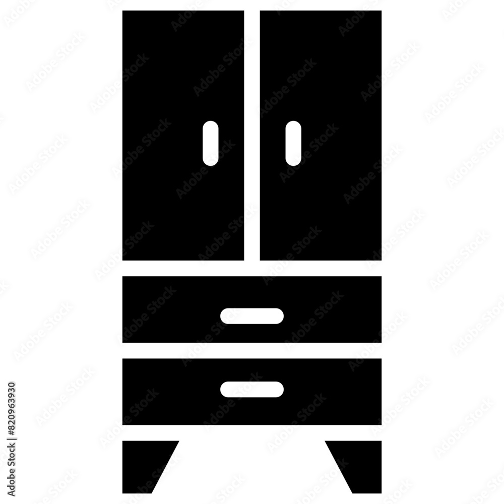 cupboard solid icon