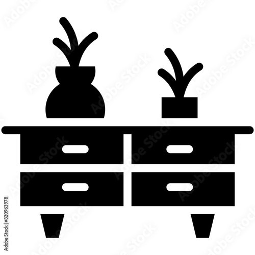 drawer solid icon
