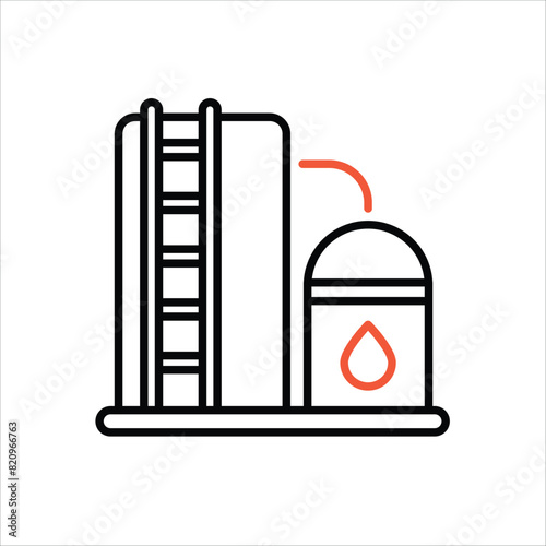 Oil Tank vector icon