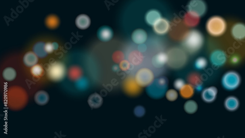 Multicolor bokeh, raining light, blurry lights, blurry background, rainbow confettis on a black background, colorful, night lights, city lights, haze, depth of field, round bokeh, circle bokeh