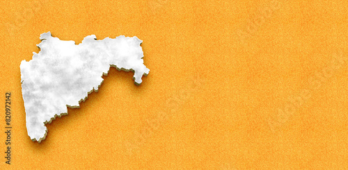 maharashtra map 3d