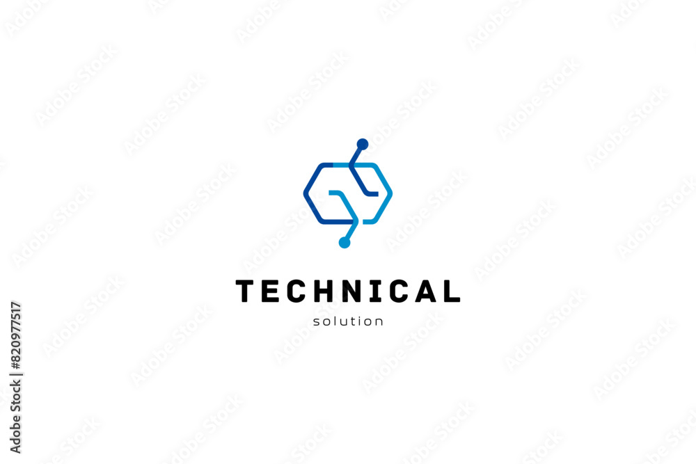 Technical logo design solution Technical logo design solution