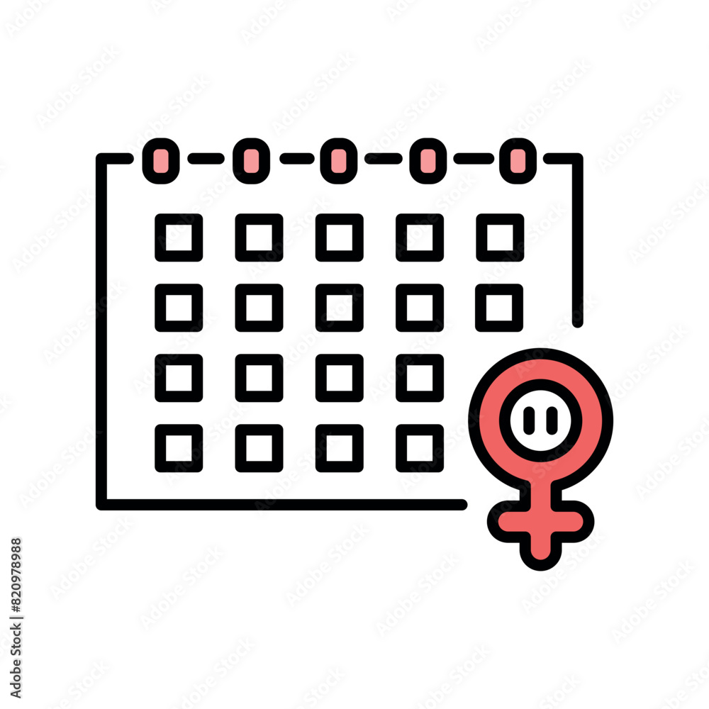 Menopause line black icon. Sign for web page, mobile app, button, logo. Vector isolated button. Menopause line black icon. Sign for web page, mobile app, button, logo. Vector isolated button.