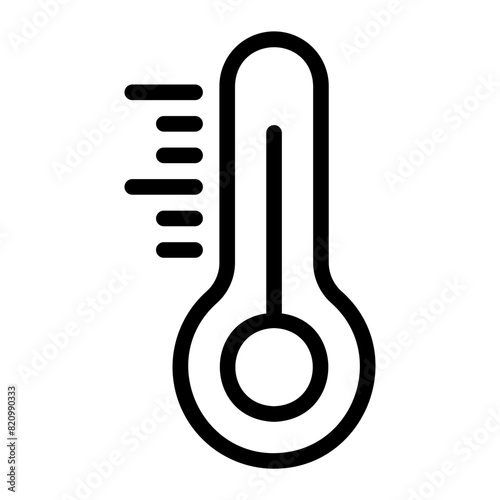 temperature line icon