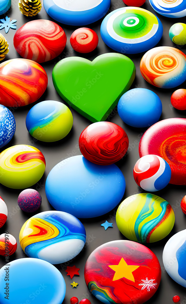 Naklejka premium An attractive promotional image for an upcoming sale. with bright product images, marble texture and festive or themed decorations reflecting the nature of the promotion, sales banner,