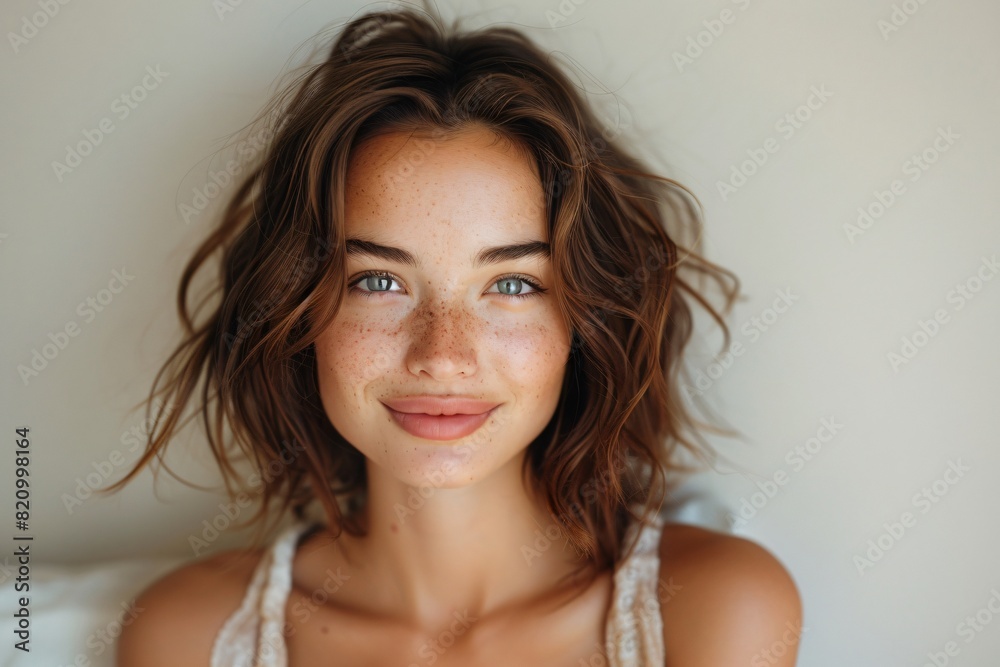 A charming portrait of a girl