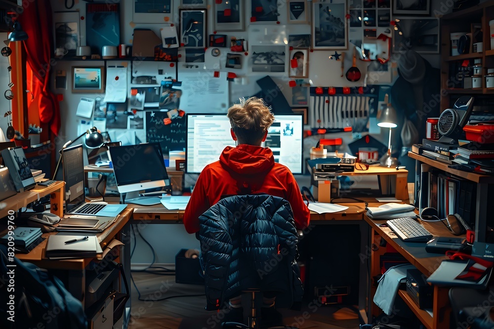Obraz premium The Art of Technical Writing: A Visual Representation of the Profession