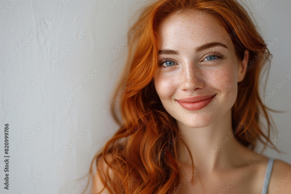 A charming portrait of a girl A charming portrait of a girl