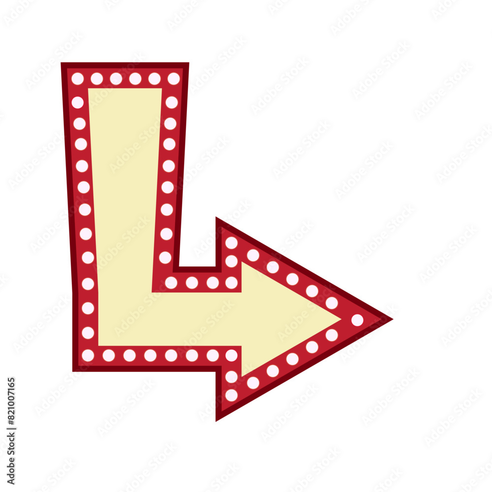 Arrow Retro Sign Arrow Retro Sign